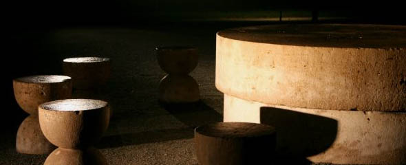 Table of Silence by Constantin Brancusi - detail Table of Silence by Constantin Brancusi - detail