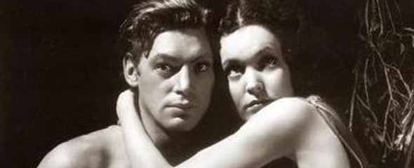 Johnny Weissmuller in Tarzan and His Mate.