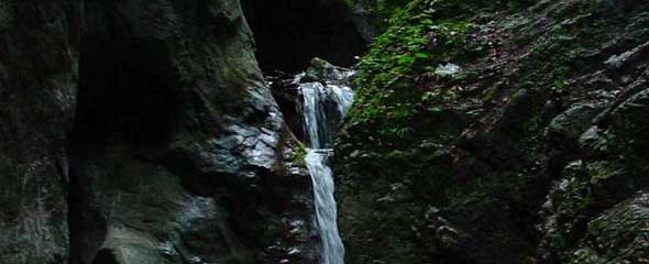 The Seven ladders creek.