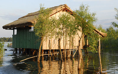 House on the water.
