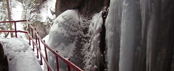 Inside the canyon.