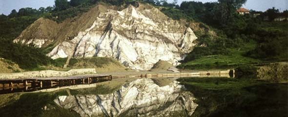 Salt Mountain in Slanic Prahova.
