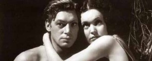 Johnny Weissmuller in Tarzan and His Mate.